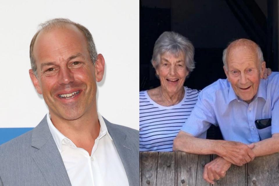 Phil Spencer and his parents, Anne and Richard Spencer (PA / Instagram - Phil Spencer)