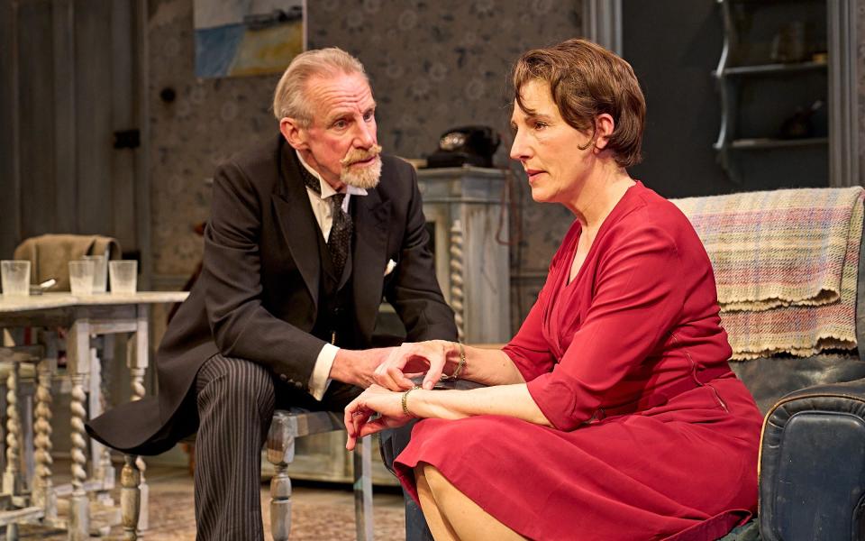 Nicholas Farrell and Tamsin Greig