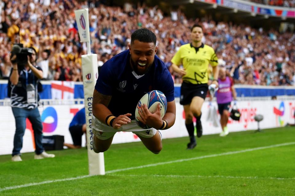 Wing Nigel Ah Wong hit back with two brilliant tries for inspired Samoa (Getty Images)