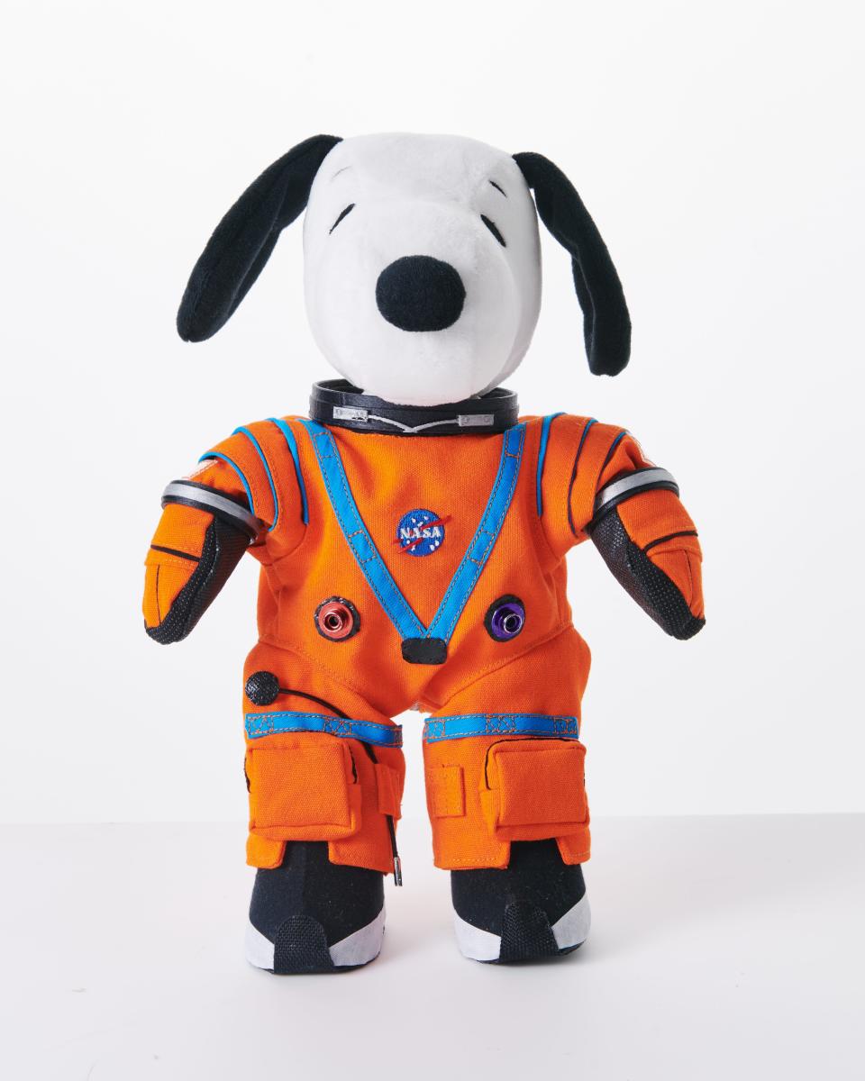 Snoopy will ride in the Orion capsule and serve as a zero gravity indicator.