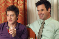 Tuc Watkins as Bob Hunter and Kevin Rahm as Lee McDermott, the first gay couple to live on Wisteria Lane.