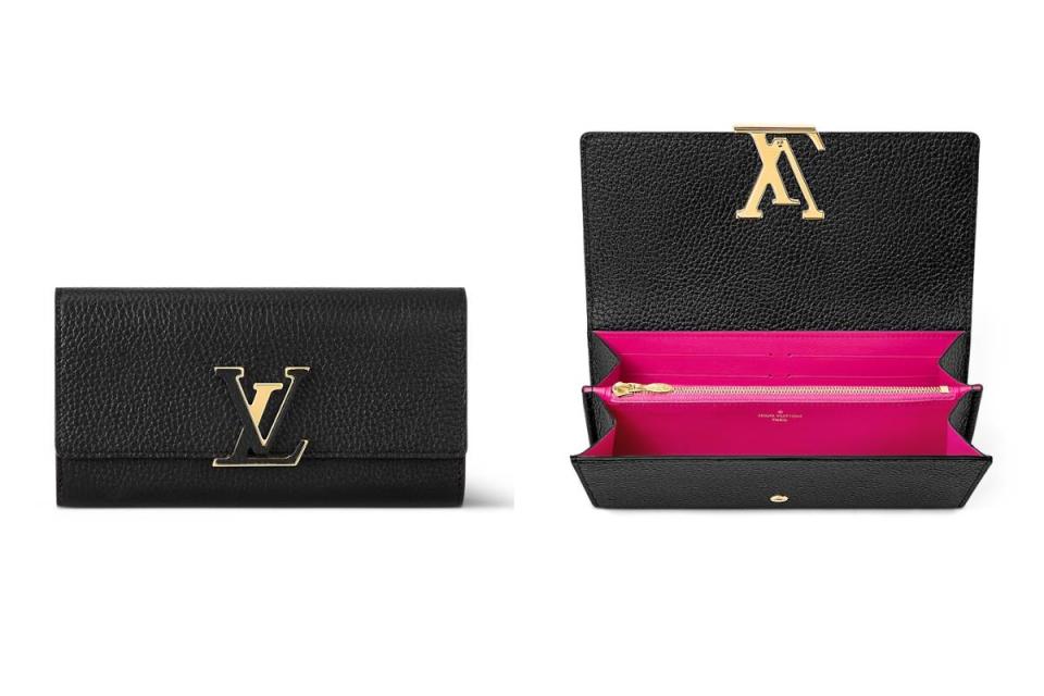 Louis Vuitton Capucines錢包，NT$51,000圖片來源：Louis Vuitton官網