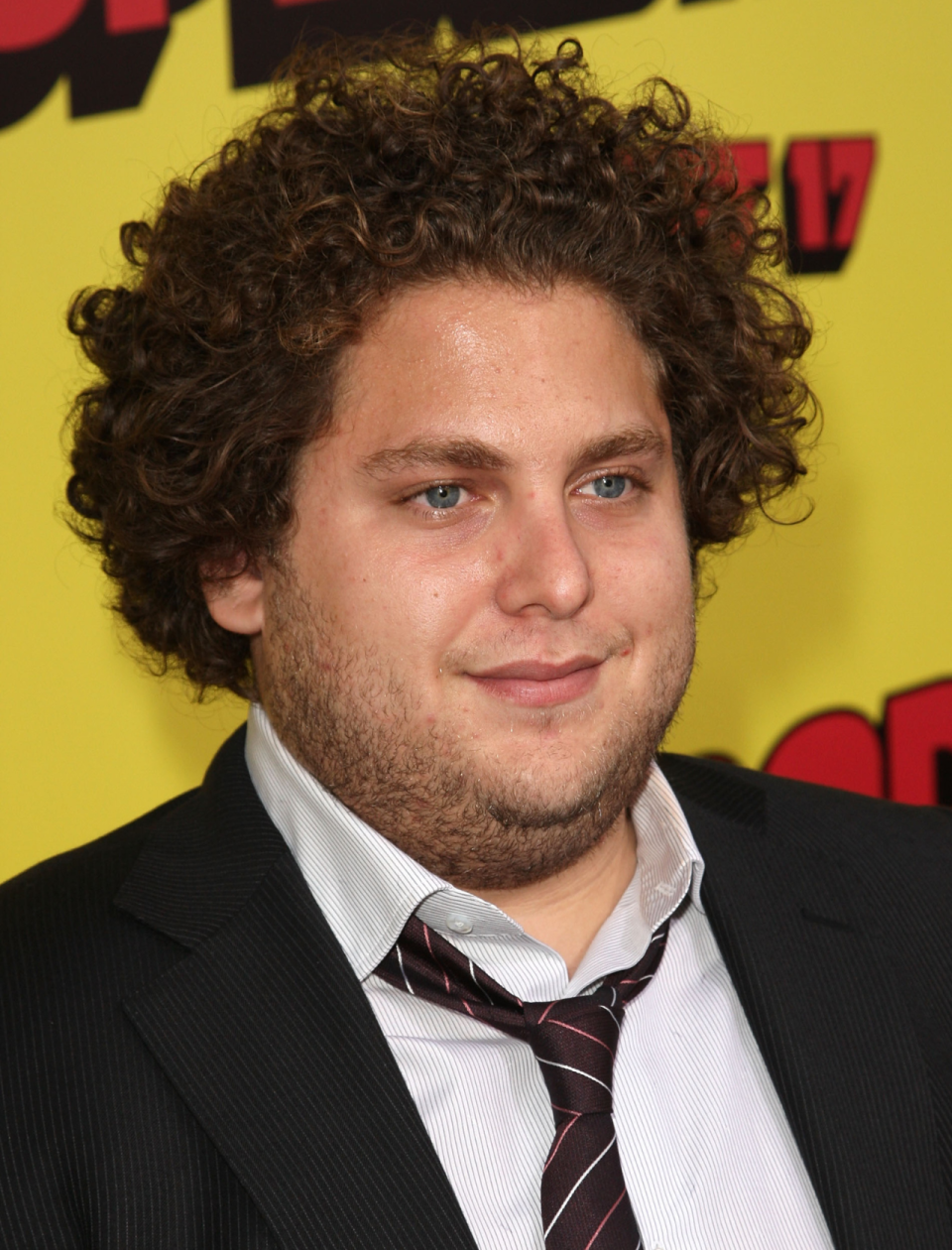 Jonah Hill attends the premiere of Superbad in Los Angeles