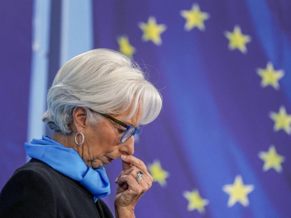  President of European Central Bank Christine Lagarde.