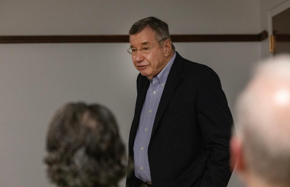 Shrewsbury resident Donald Yates speaking about his new book detailing his involvement in the first wave of the Peace Corps working in the Philippines. 