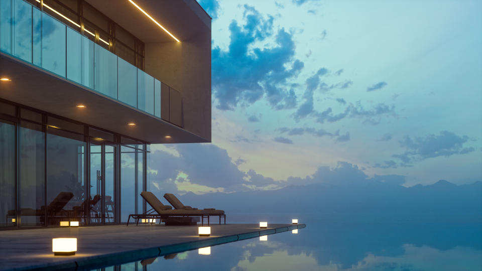 a hotel balcony