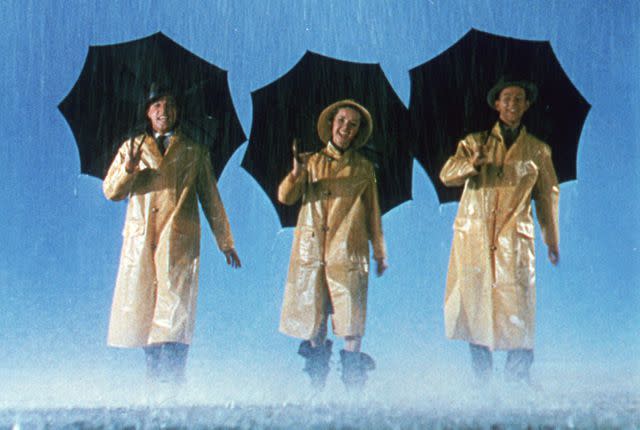 Mgm/Kobal/Shutterstock Gene Kelly, Debbie Reynolds and Donald O'Connor in 'Singin' in the Rain,' 1952