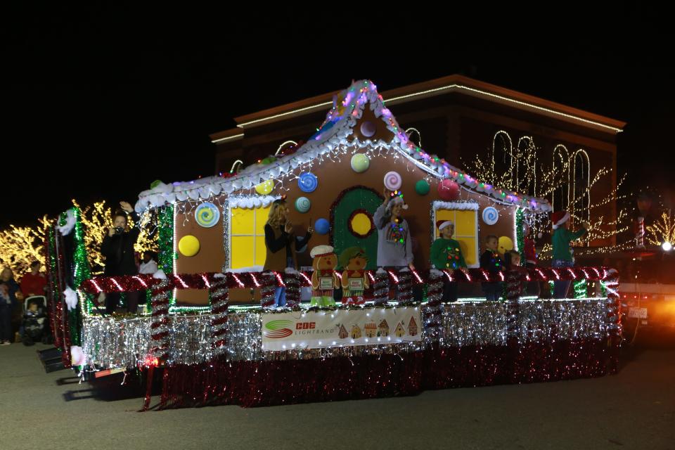 Dozens of floats and thousands of spectators at this year's Clarksville Christmas Parade, held on Saturday, december 4, 2021.