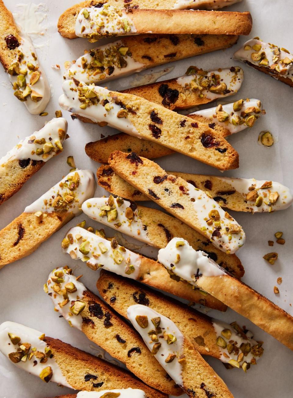 White Chocolate Cranberry Orange Biscotti