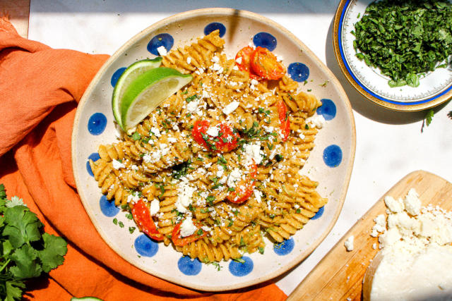 What is pasta elote and how do you make it?