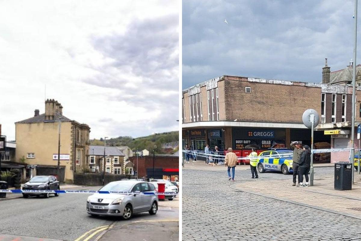 A bomb squad had to destroy an 'item' today in Darwen <i>(Image: Newsquest/Angela Booth)</i>