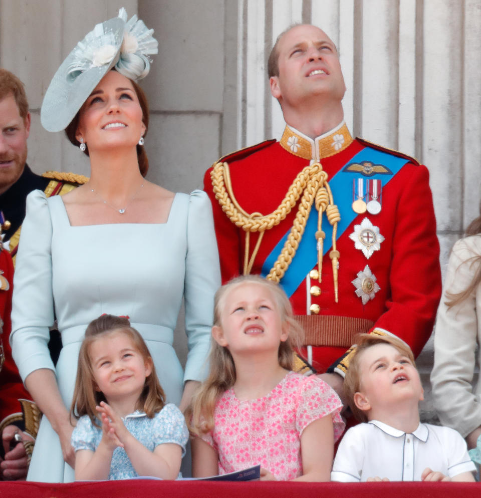 This year they were both wearing pale blue. Source: Getty