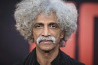 Makarand Deshpande arrives at the Los Angeles premiere of "Monkey Man" on Wednesday, April 3, 2024, in Los Angeles. (Photo by Richard Shotwell/Invision/AP)