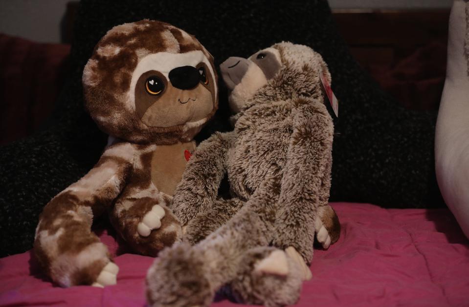 Jakarah Lopez-Moore loved sloths and her room is adorned with pink, with stuffed animals and cats and a ferret.