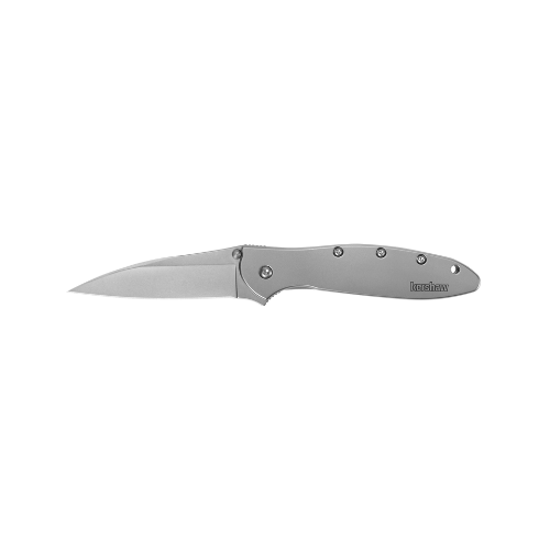 Kershaw leek knife against white background