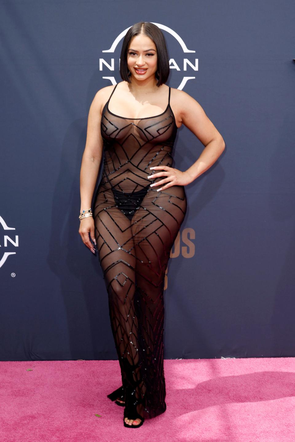 Tori Brixx attends the 2023 BET Awards.