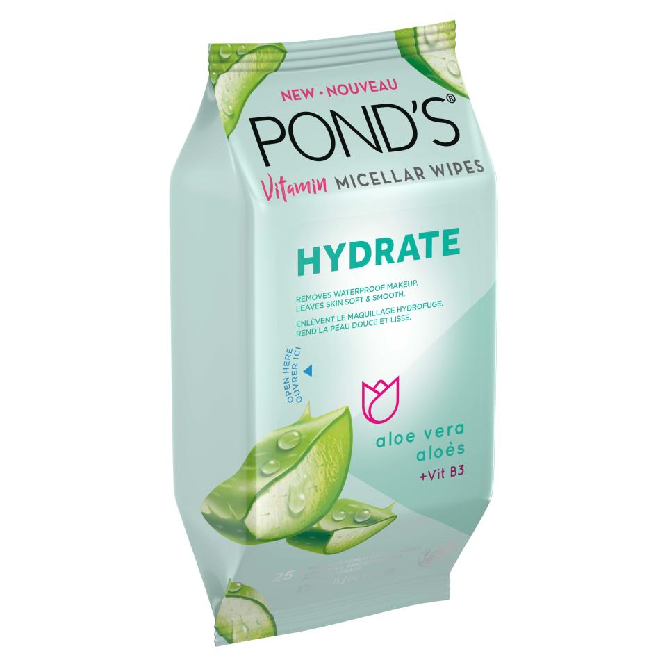 Pond's Hydrate Vitamin Micellar Wipes
