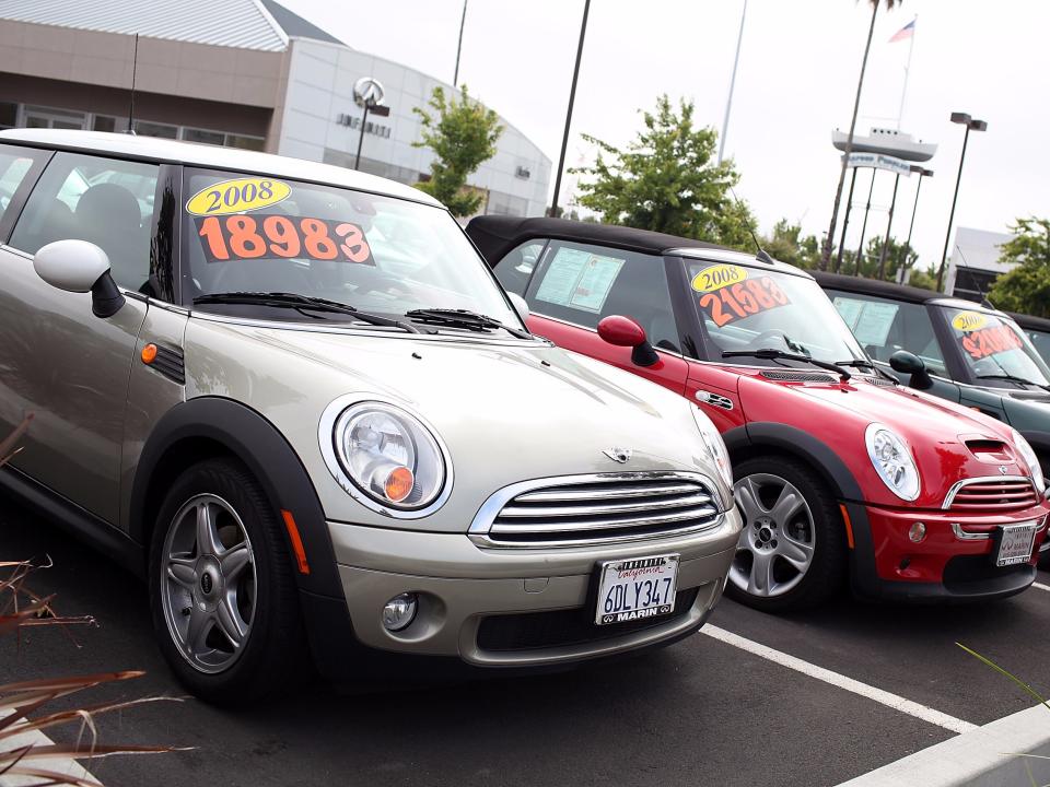 used car lot