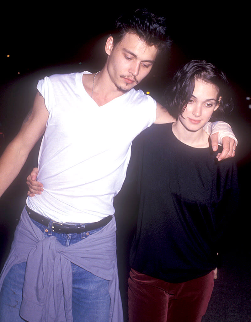 <b>35. How he changed his love tattoo after the breakup:</b> Depp famously tatted "Winona Forever" on his arm as a symbol of his commitment to the actress during their relationship. But, after they called it quits he cheekily had it changed to read "Wino Forever."