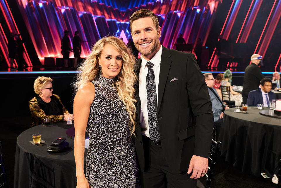 Carrie Underwood and Mike Fisher  (John Shearer / Getty Images for CMA)