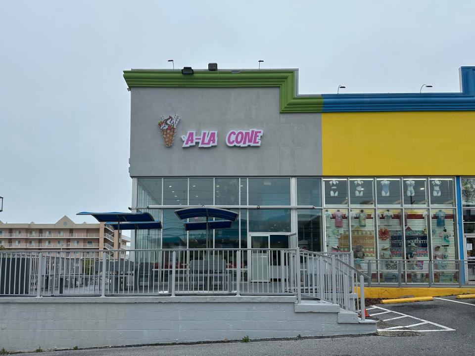 A-La Cone on May 15, 2024, located at 12501 Coastal Highway in Ocean City, Maryland.