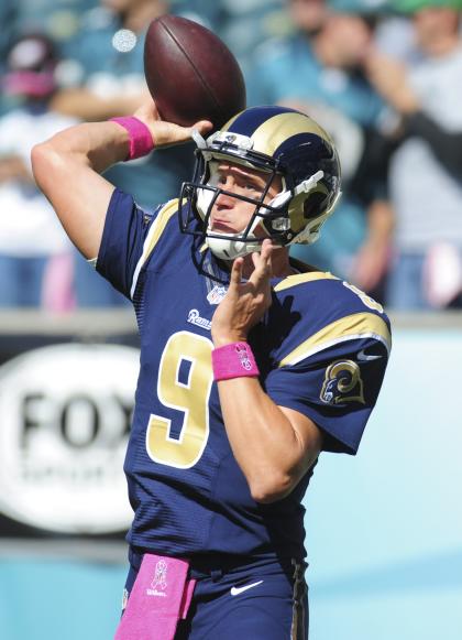 Austin Davis, the latest QB to shred the Eagles D (Evan Habeeb/Getty Images)