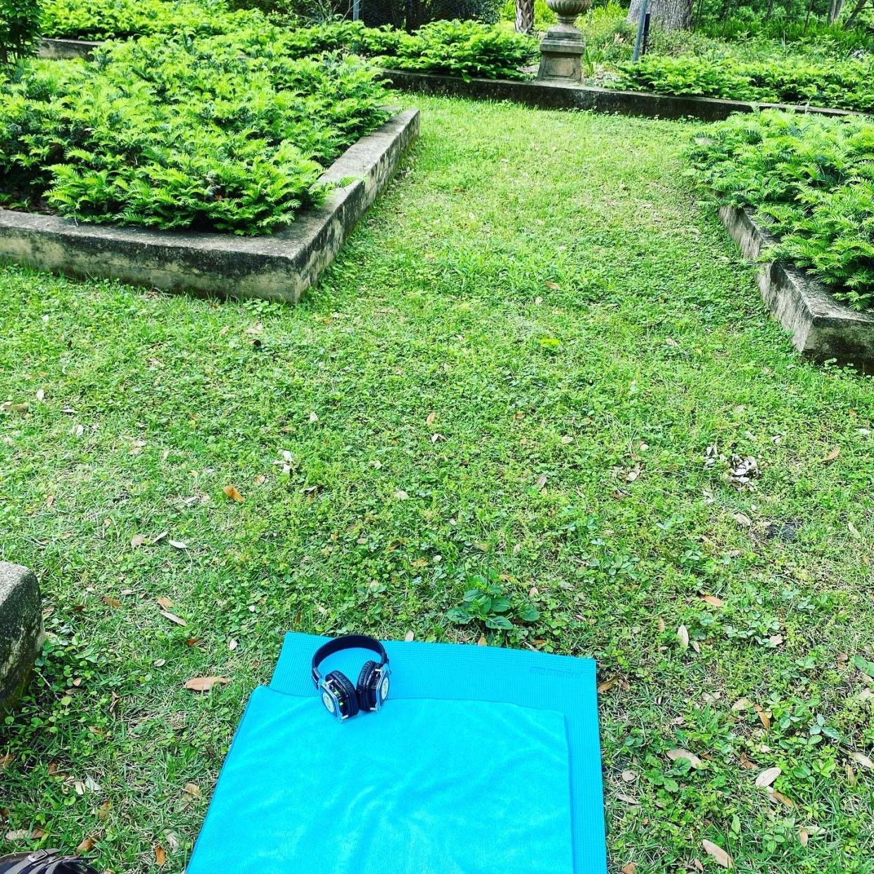 Take your yoga mat outdoors for yoga at Goodwood Museum & Gardens.