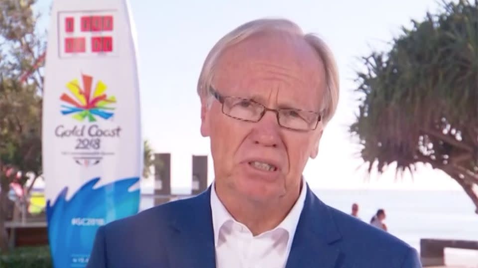 Games Chairman Peter Beattie admitted the decision to not show the athletes 'was a mistake'. Source: 7 News