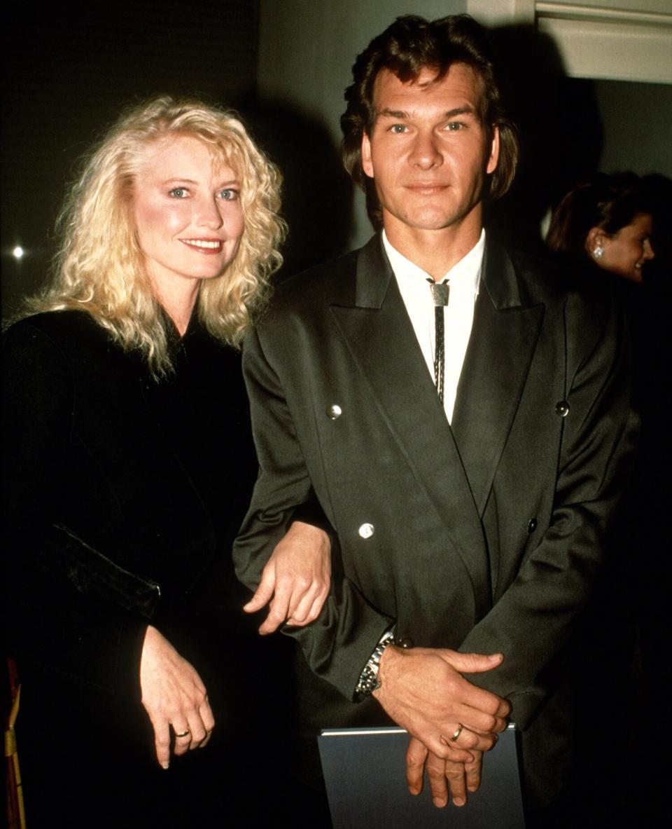 Patrick Swayze and wife Lisa Niemi circa 1987 in New York City