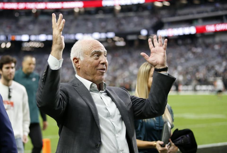 <div class="inline-image__caption"><p>A company tied to Philadelphia Eagles owner Jeffrey Lurie is up in arms about Griffin’s development.</p></div> <div class="inline-image__credit">Steve Marcus/Getty</div>