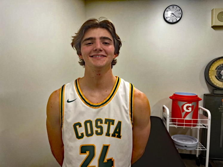 Mira Costa's Will Householter after a game on Nov. 28, 2022.