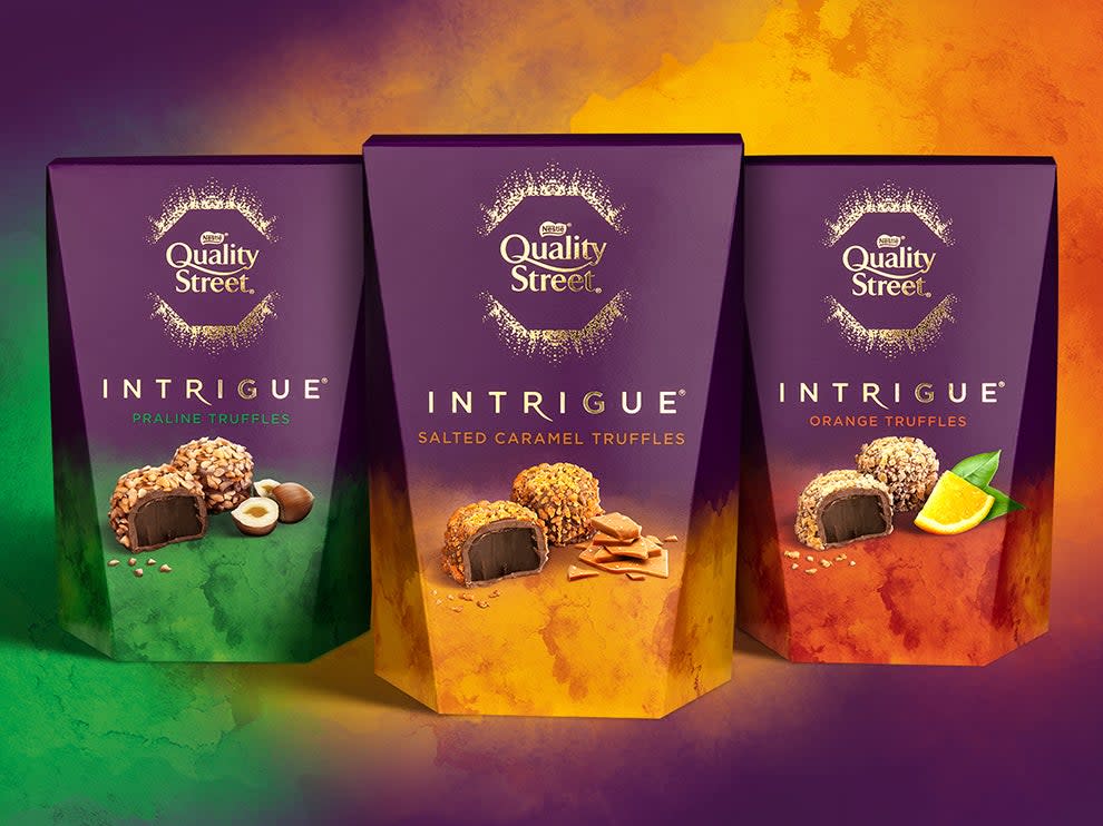 Quality Street Intrigue truffles: Nestlé