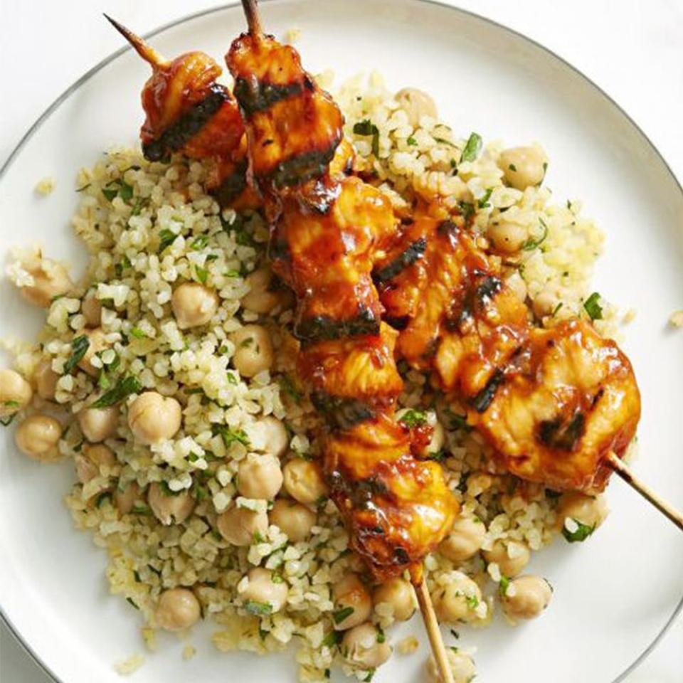 11) Grilled Chicken Kabobs