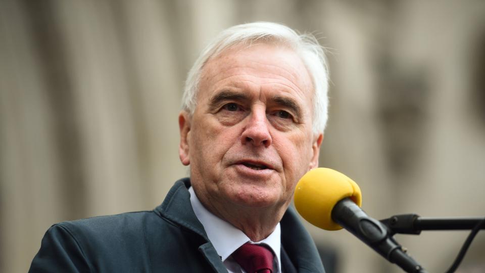 <p>John McDonnell says the country will benefit from an extra £70 billion over 10 years under a Labour government.</p>