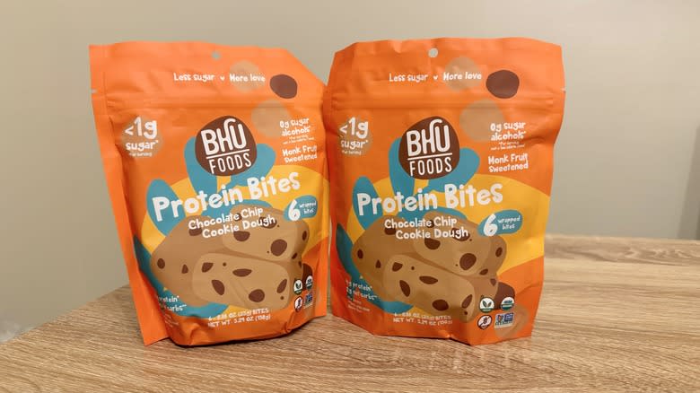 Bhu Foods cookie dough bags