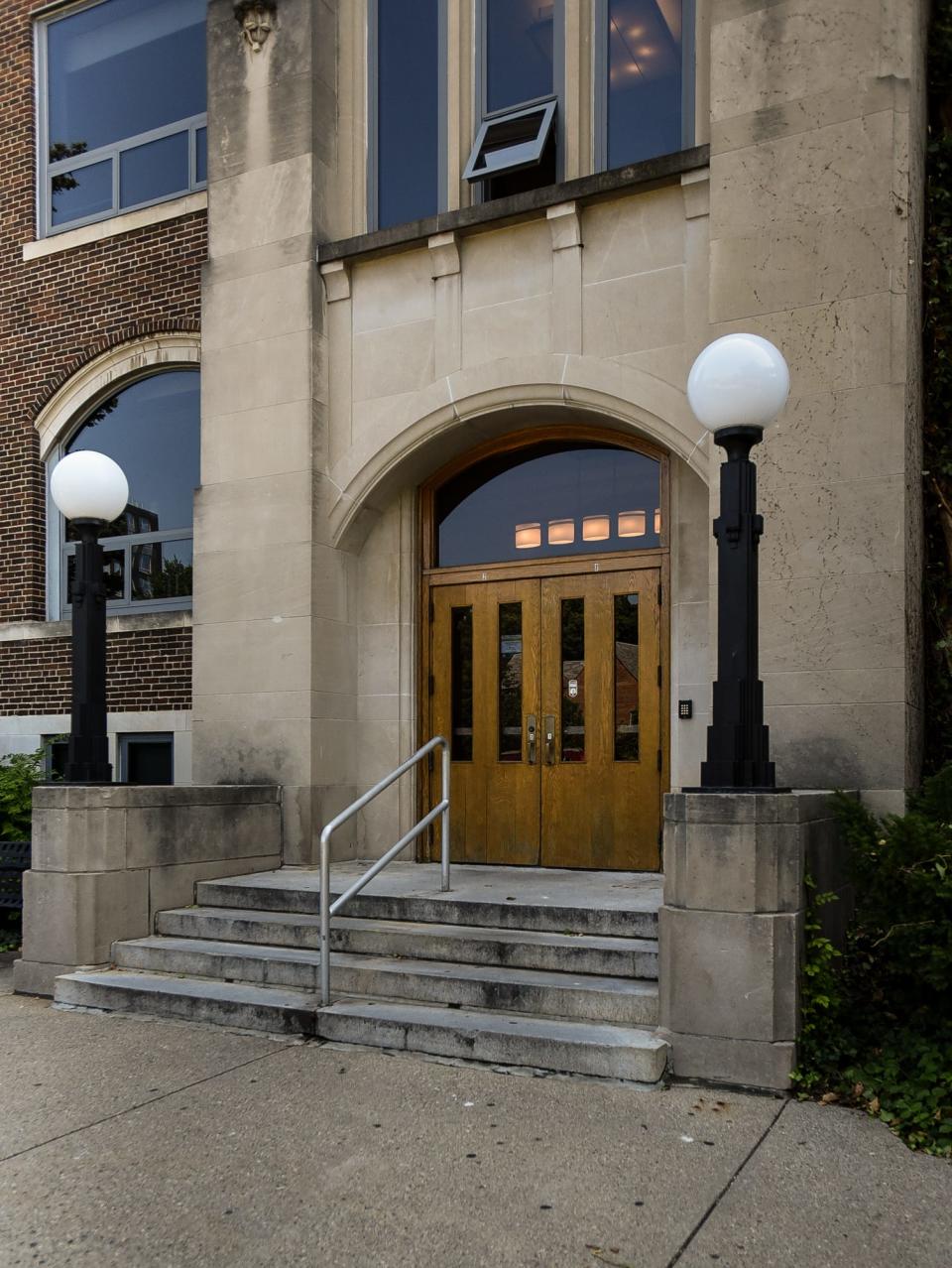 The main entrance of the MSU Union, seen Tuesday, Aug. 8, 2023.