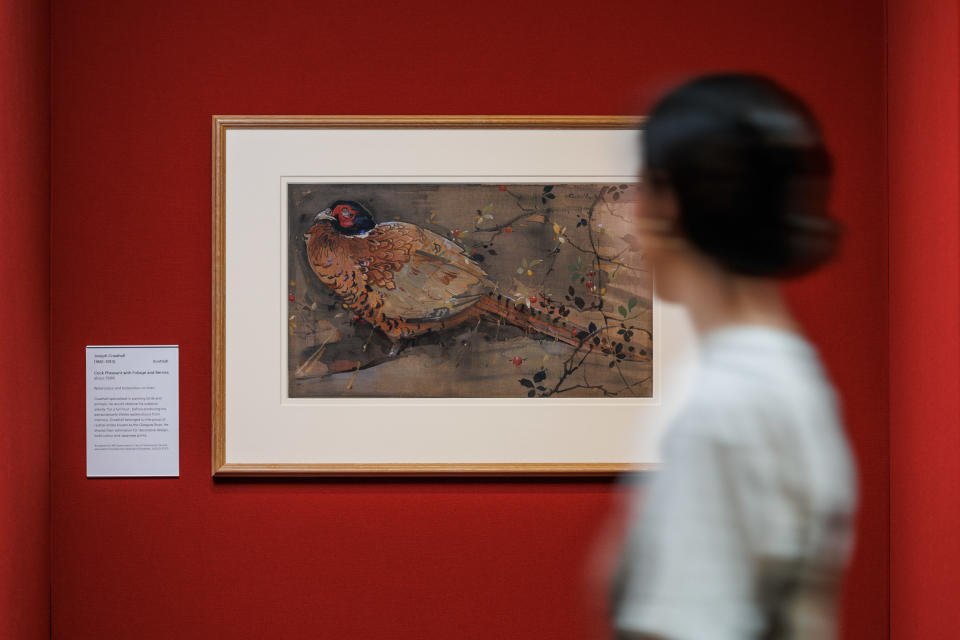 National Galleries Scotland unveils Joseph Crawhall’s Cock Pheasant with Foliage and Berries (National Galleries Scotland/Nick Mailer)