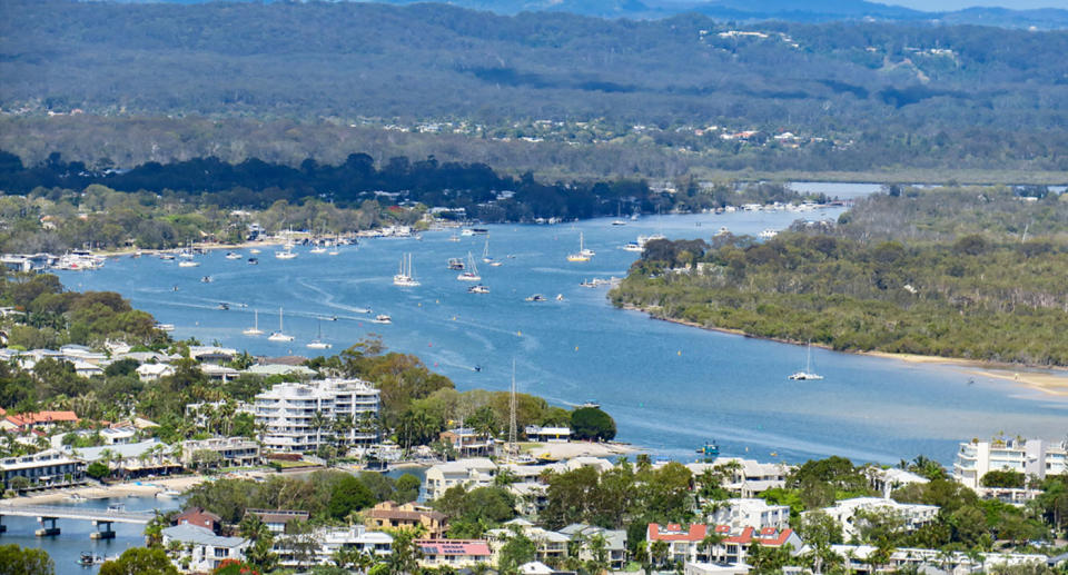 Noosa from the air.