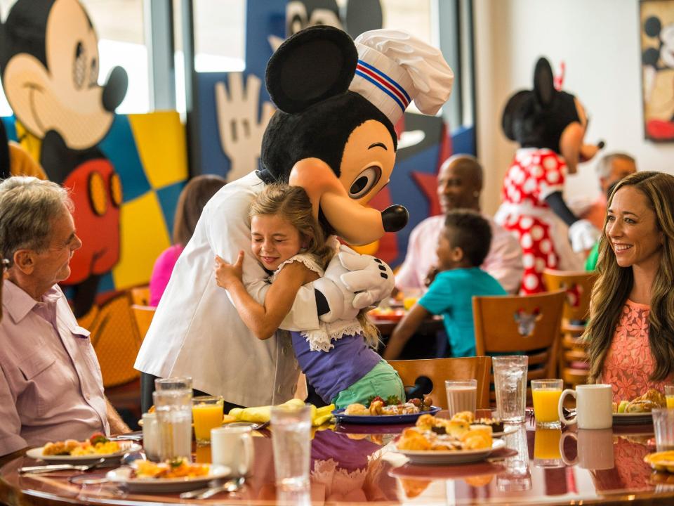 disney character dining