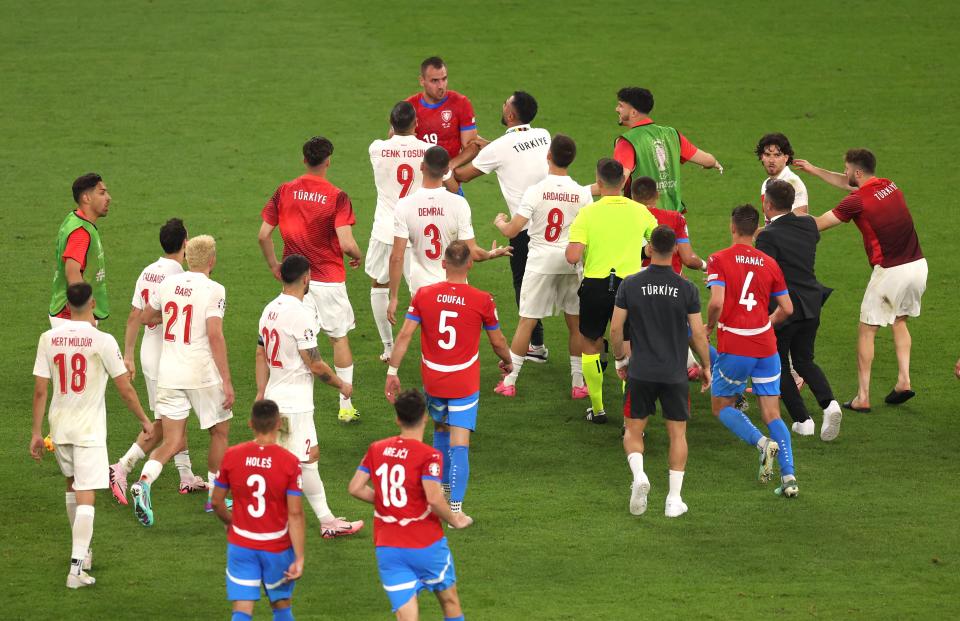 Real Madrid’s Arda Güler booked for part in post-Turkey vs Czechia scuffle
