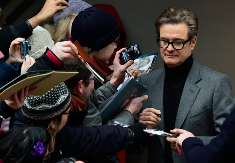 Colin Firth, signing autographs at the Berlinale Film Festival on February 16, 2016, said that playing an editor meant being an unsung hero behind the scenes, a refreshingly old-fashioned concept in an age of hyper-exposure on social media
