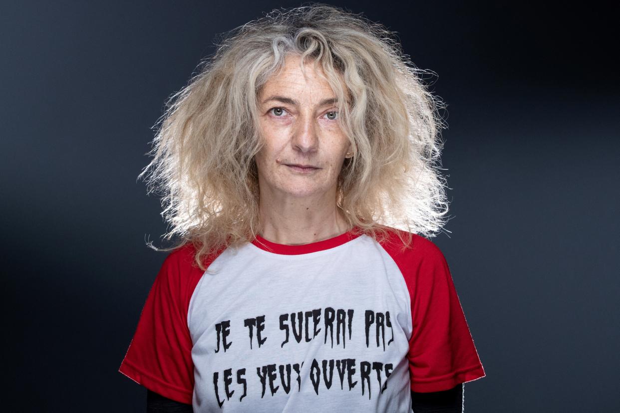 French actress Corinne Masiero poses during a photo session in Paris, on November 17, 2021. (Photo by JOEL SAGET / AFP) (Photo by JOEL SAGET/AFP via Getty Images)