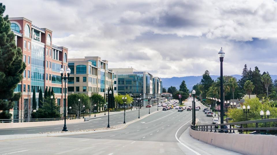 Sunnyvale California street during the day