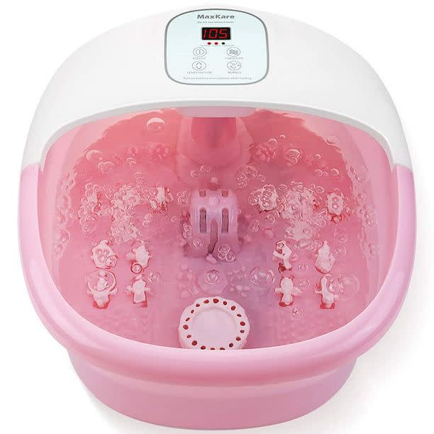 7) Foot Spa Bath Massager With Heat, Bubbles, Vibration