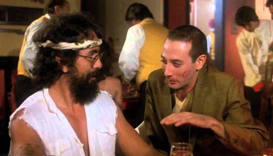 Tommy Chong next to Paul Reubens