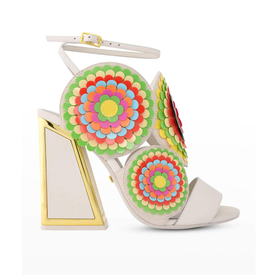 Kat Maconie Frida Multicolored Sphere Ankle-Strap Sandals