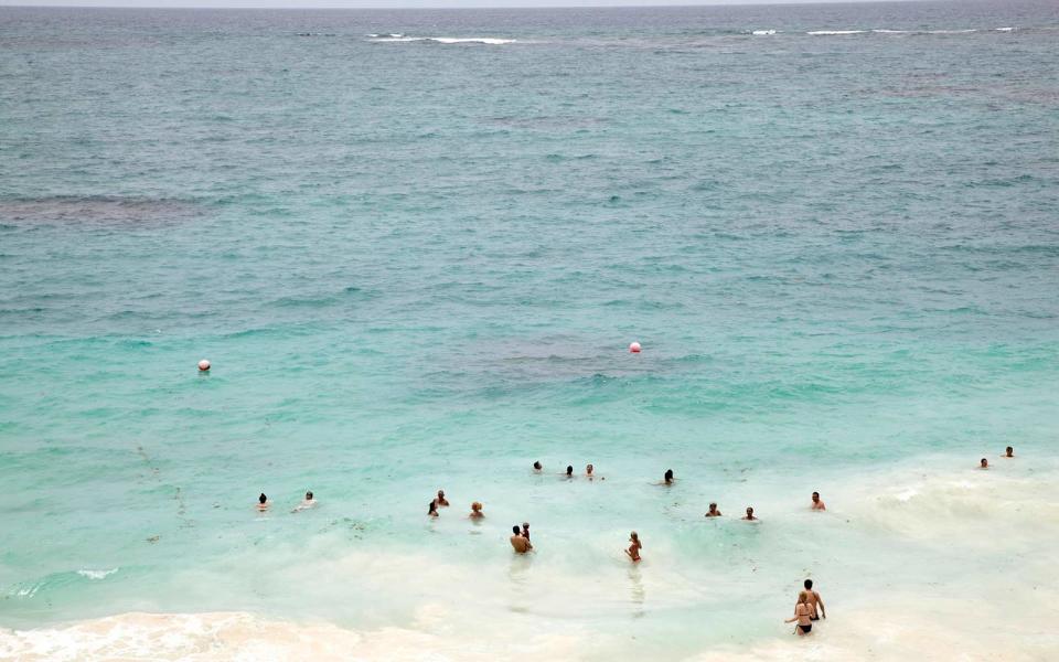 The beaches in Tulum