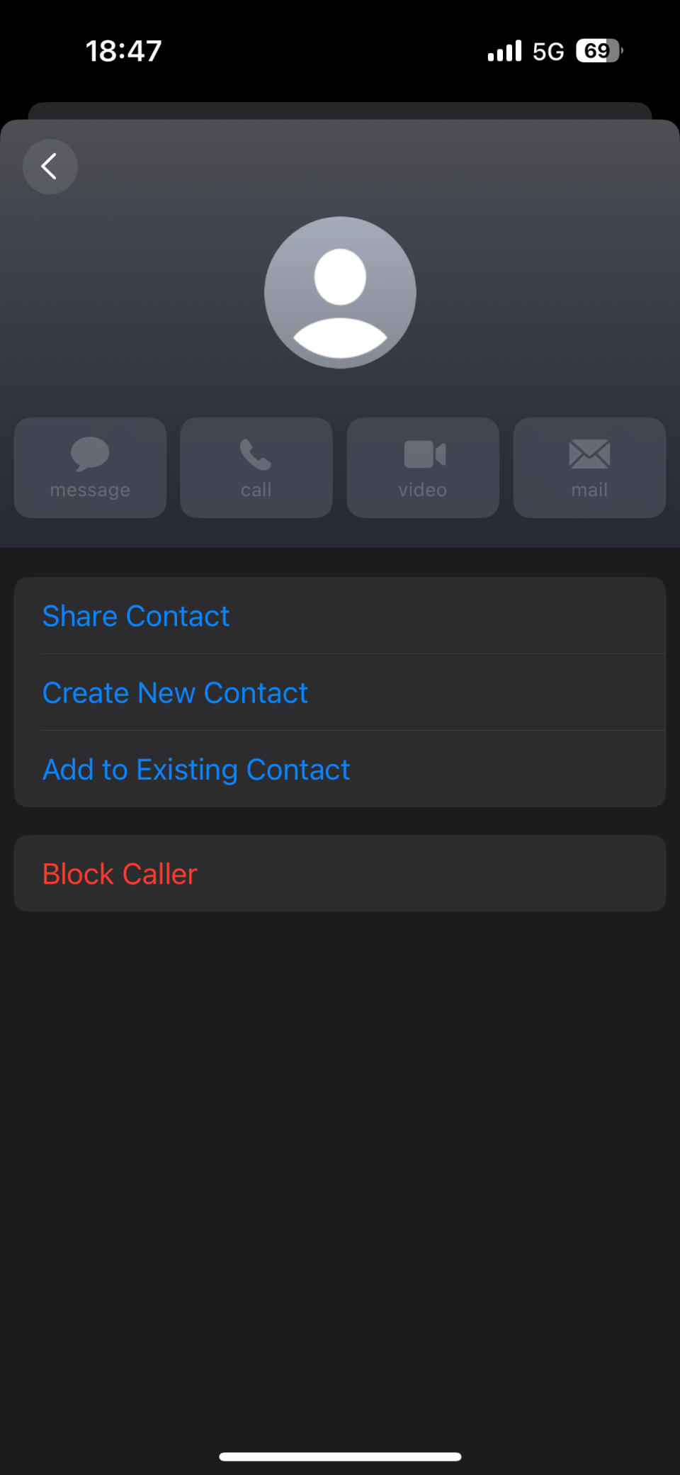 The contact can't be blocked (Yahoo News) 