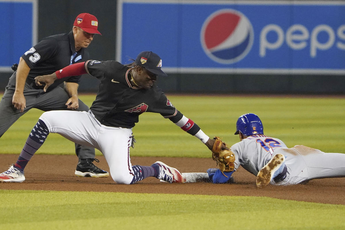 Marte hits 3-run HR and Scherzer wins 6th straight decision in