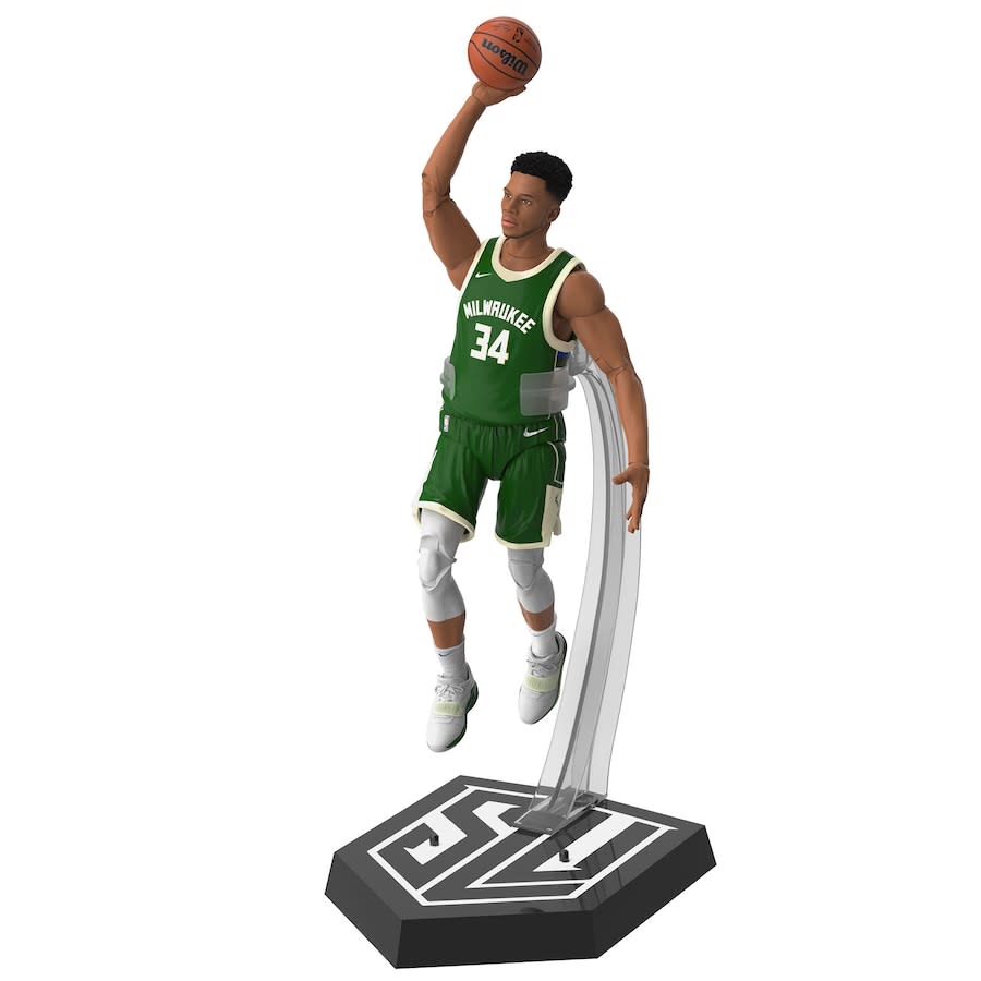 Giannis Antetokounmpo Milwaukee Bucks NBA x Hasbro Starting Lineup Series 1 Action Figure